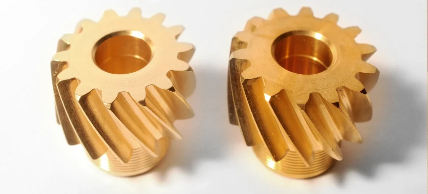 engranaje desbarbado vibracion